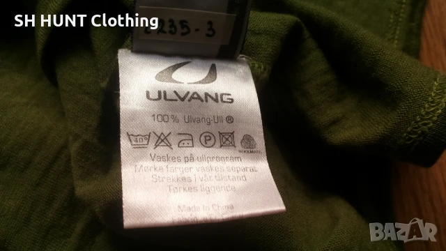 ULVANG T-Shirt 100% Merino Wool размер S / M тениска 100 % Мерино Вълна - 1259, снимка 12 - Тениски - 51093281