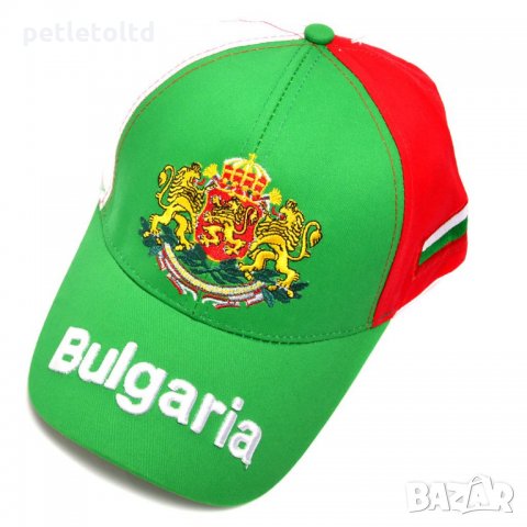 Шапка с козирка, с цветовете на българския трикольор и ГЕРБ на Република България и надпис BULGARIA, снимка 2 - Екипировка - 36013363