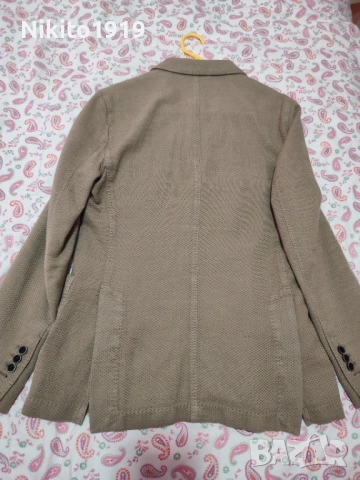 Мъжко сако Бежаво, снимка 4 - Сака - 53651411