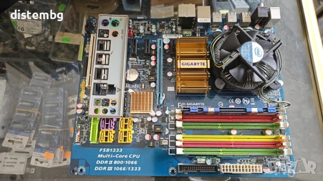 Дънна платка GIGABYTE DGA-P35C-DS3R  с процесор Intel Celeron 420 s.775