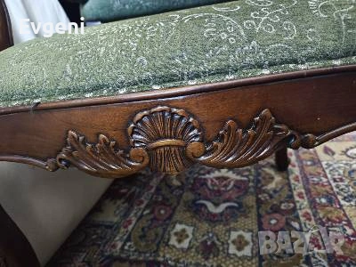 Комплект 2 винтидж кресла масивно дърво – отлично състояние, снимка 5 - Антикварни и старинни предмети - 53614768