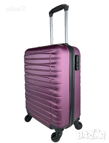 пътнически куфар+авио чанта лек здрав 100%ABS 54/39/20 4ри колела 360°, снимка 6 - Куфари - 42072756