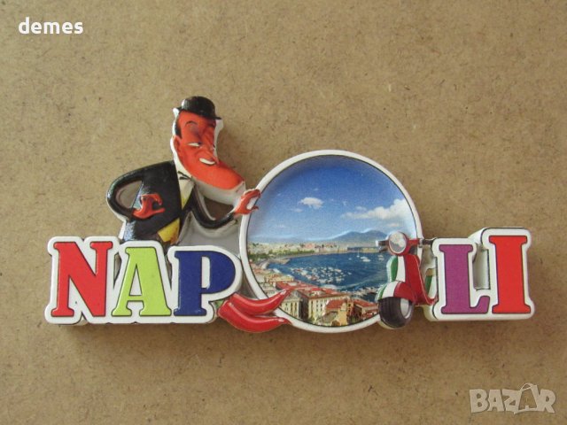 Магнит от Неапол, Италия, снимка 4 - Други ценни предмети - 41211952