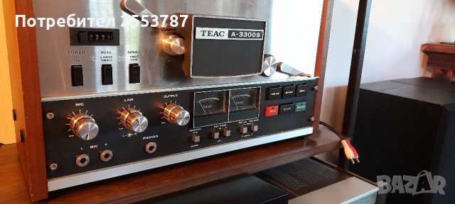 TEAC A3300S Tape Recorder, снимка 6 - Декове - 42181225