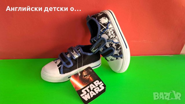 Английски детски кецки-STAR WARS, снимка 6 - Детски маратонки - 41525246