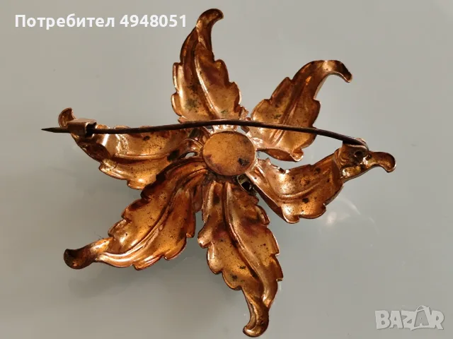 Старинна брошка, снимка 3 - Други - 56343266