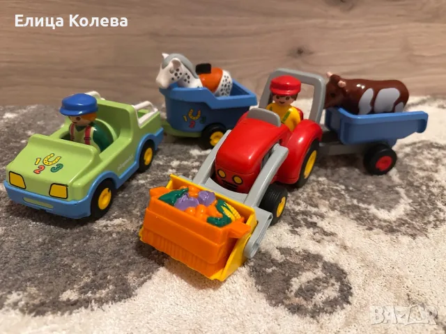 Playmobil играчки фермерски коли и животни