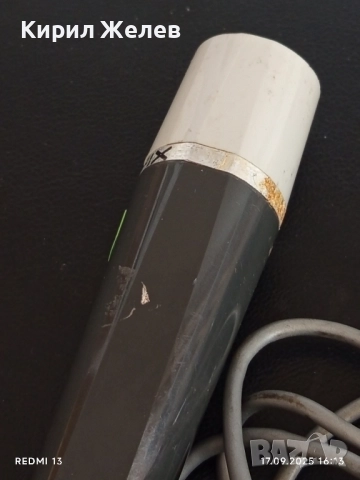 Винтидж Полски динамичен микрофон TONSIL рядък за КОЛЕКЦИЯ ДЕКОРАЦИЯ 50537, снимка 3 - Други ценни предмети - 51746442