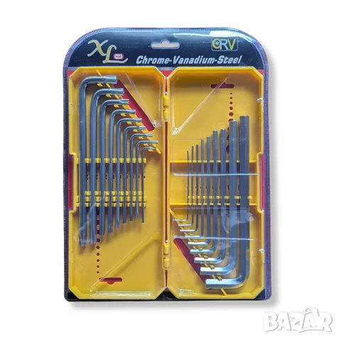 Комплект 18 шестограмни и TORX ключа от Cr-V, снимка 2 - Аксесоари и консумативи - 55867288