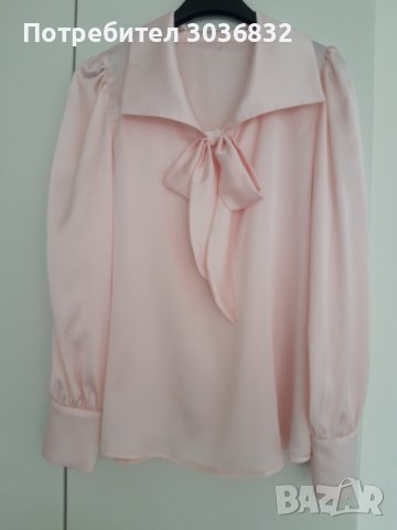 дамска блуза от копринен сатен, снимка 1 - Ризи - 41284418