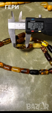 Броеница кехлибар 45 зърна, снимка 5 - Антикварни и старинни предмети - 52726680