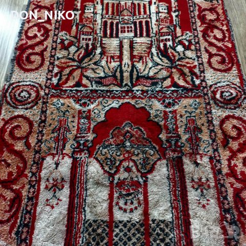Османско Молитвенно Килимче, снимка 4 - Антикварни и старинни предмети - 41504957