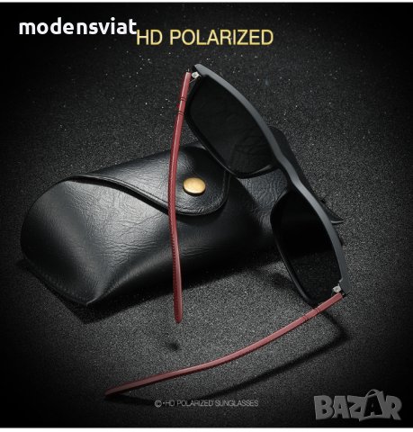 Мъжки класически слънчеви очила с поляризация, снимка 2 - Слънчеви и диоптрични очила - 37979319