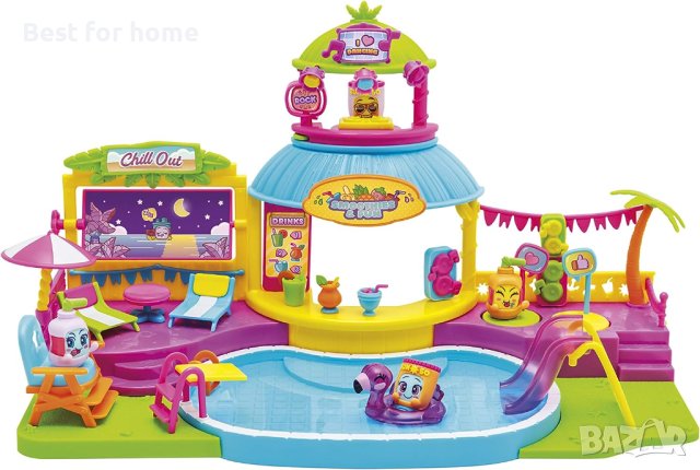 Парти на басейна, забавна детска игра,Pool Party пълен комплект от кукли и аксесоари, снимка 2 - Кукли - 41771660