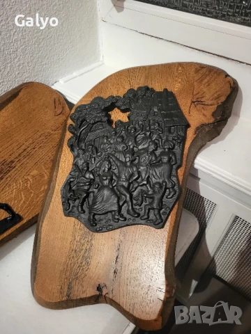 Метални релефни картини с дървени рамки, снимка 2 - Декорация за дома - 50569008