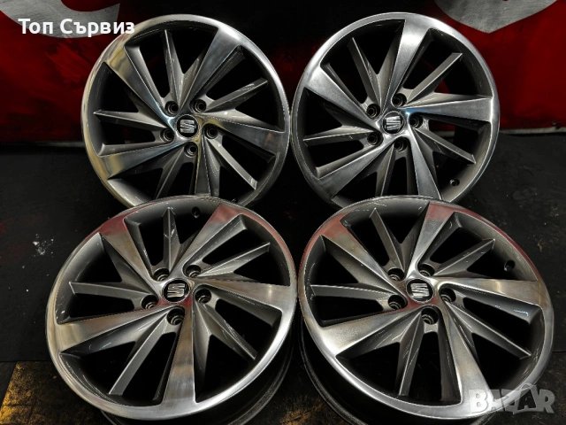 Оригинални алуминиеви джанти за Сеат (Seat), 18 цола, 5х112, снимка 4 - Гуми и джанти - 53620128