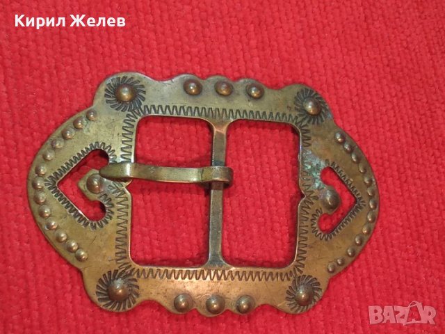 СТАРИННА РЪЧНО ОРНАМЕНТИРАНА ГРАВИРАНА ТОКА ПАФТА БРОНЗ МАЙСТОРСКА КРАСОТА 1239