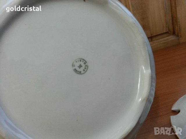 Стар български порцелан супнник , снимка 6 - Антикварни и старинни предмети - 39665374