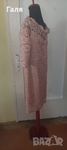 Рокля NEXT,дантела пепел от рози, размер 18, снимка 3 - Рокли - 51427551