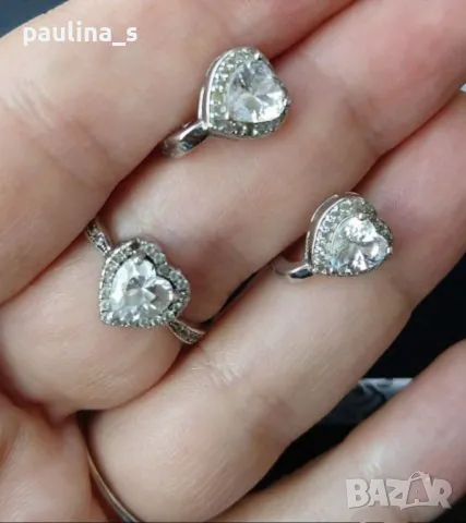 Два различни броя / Сребърен комплект с Черно котешко око (Черен диопсид) и висок клас циркони , снимка 11 - Бижутерийни комплекти - 38744425