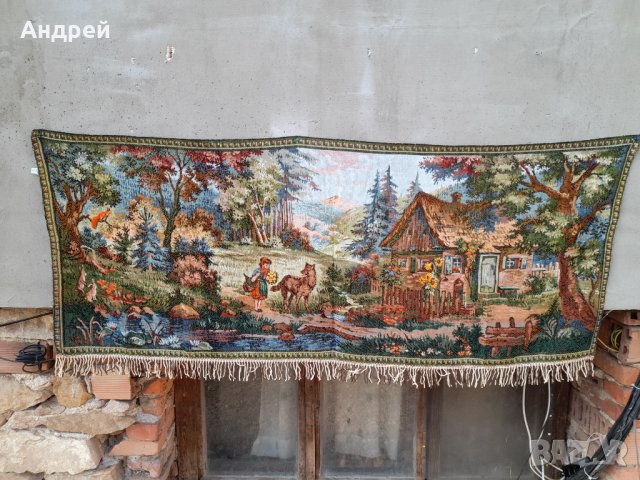 Старинен ковьор,покривка за стена #73, снимка 2 - Антикварни и старинни предмети - 41957921