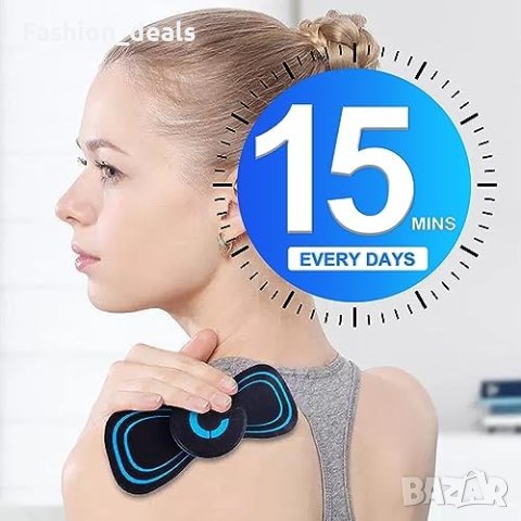 Нов Мини Масажор за Врат Тяло 6 Режима USB Зареждане Подарък, снимка 3 - Масажори - 42711496