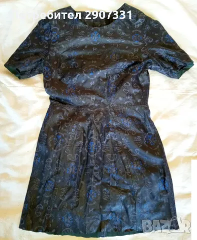 рокля Black by Markus Lupfer. естествена кожа, снимка 1