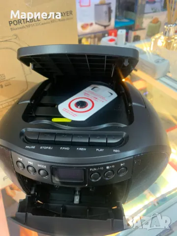 CD и касетофон Boombox Combo / Дистанционно, AM/FM радио, USB,Bluetooth,AUX, снимка 6 - Други - 49524635
