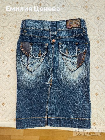 маркова дънкова пола, снимка 2 - Поли - 40193509