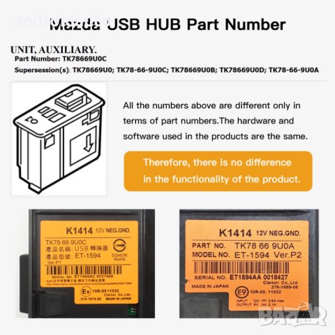 Mazda CX-5 2015-2020 Carplay/Android Auto Clarion интерфейс,2903, снимка 5 - Аксесоари и консумативи - 40494113