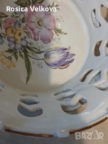 Красива порцеланова купа FENA , снимка 4 - Антикварни и старинни предмети - 56004199