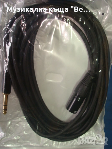 Аудио кабел м. канон-ст. жак 5м., снимка 4 - Други - 53118958