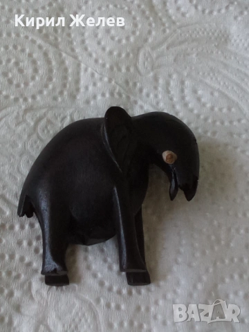 Фигурка на слон дървена африкански мотиви 53694