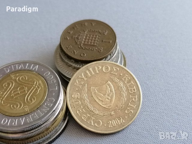Mонета - Кипър - 10 цента | 2002г., снимка 2 - Нумизматика и бонистика - 39308314