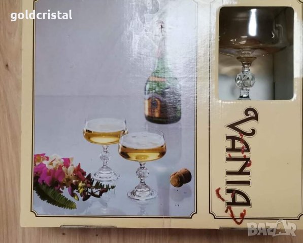 Ретро кристални чаши, снимка 2 - Антикварни и старинни предмети - 36200836