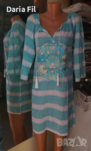 ИЗКЛЮЧИТЕЛНО КРАСИВА рокля/риза с бродерия , снимка 1