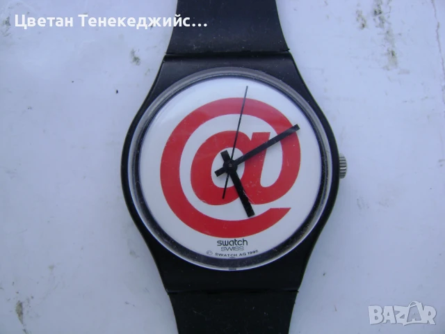 Продавам 5 броя кварцови часовника Guess,C.Comberti,Swatch,Master Anker, снимка 6 - Мъжки - 51031312