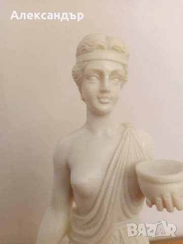 Статуетка от алабастър на богинята ХЕБА, снимка 2 - Статуетки - 50486876