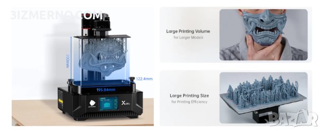 Фотополимерен 3D Принтер ANYCUBIC Photon Mono X 6Ks  9.1" Monochrome LCD 200x196x122 mm, снимка 11 - Принтери, копири, скенери - 41527062