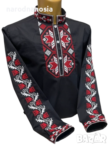 МЪЖКА РИЗА С БРОДИРАНА ШЕВИЦА - Модел 36, снимка 4 - Други - 51632165