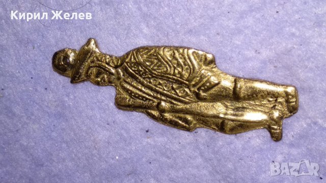 ПОЗЛАТЕНА МЕТАЛНА ФИГУРКА АРТ ВИСУЛКА ТРАДИЦИОНЕН СУВЕНИР от ПЕРУ 34574, снимка 4 - Колекции - 39061897