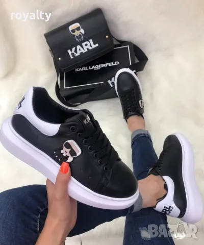 Karl Lagerfeld дамски маратонки , снимка 3 - Маратонки - 49534029