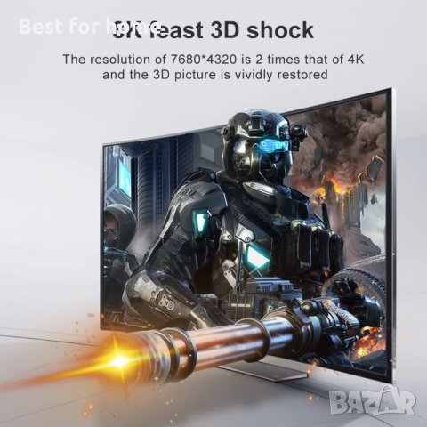 8K DisplayPort Switch Splitter 3 Port 1x3 Bi-Directional DP, снимка 8 - Кабели и адаптери - 41763113