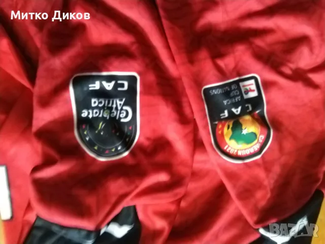 Мохамед Салах Египет фенска футболна тениска от Купата на Африка 2020г Камерун размер Л, снимка 6 - Футбол - 49963632