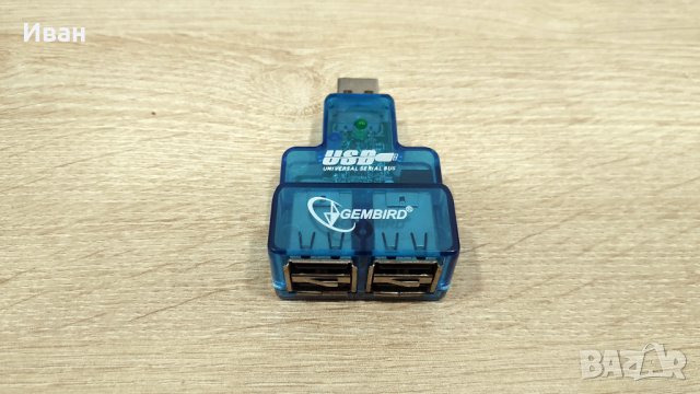 USB хъб GEMBIRD, USB 2.0, 4 Порта, снимка 4 - Кабели и адаптери - 34413902