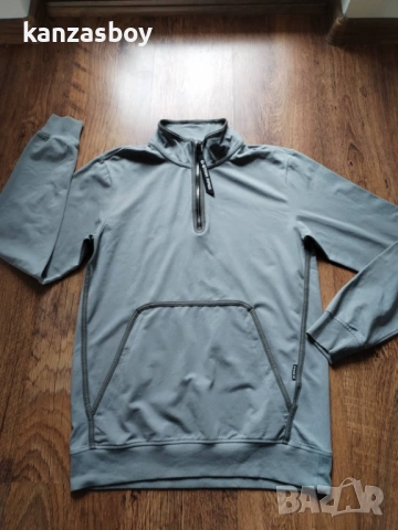g-star half zip bound tweeter t - страхотна мъжка блуза КАТО НОВА С, снимка 8 - Блузи - 53236457