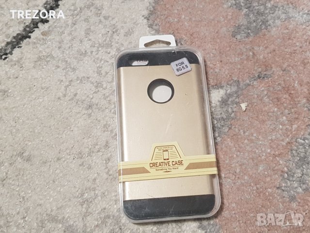 Чисто нови стилни кейсове за Iphone 6G 5.5-Gold,Silver