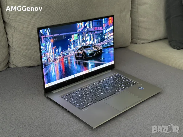 15.6' UHD 4K AMOLED Touch/i9-11950H/Hp Zbook Studio G8/32GB DDR4/1TB SSD/RTX A2000, снимка 3 - Лаптопи за работа - 54228873