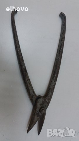 Стара ножица за ламарина, снимка 2 - Антикварни и старинни предмети - 39401459