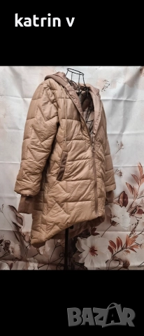 Есенно / Зимно яке , цвят Капучино, ново 